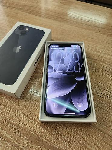 айфон бу ош: IPhone 13, Б/у, 128 ГБ, Синий, Зарядное устройство, Чехол, Кабель, 76 % — 1