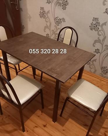 kicik masa kafe: Kafe və restoranlar üçün 4 nəfərlik 6 nəfərlik 8 nəfərlik stul və — 6