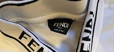 pull and: Мужская футболка, M, Fendi, Б/у, цвет - Белый, Самовывоз — 3