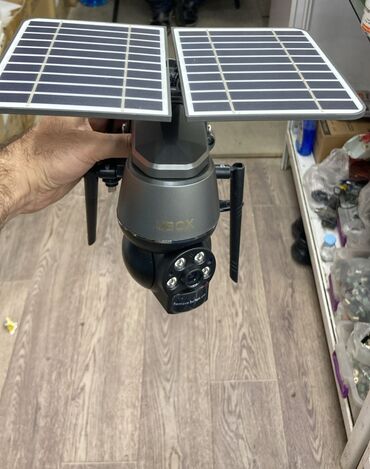 Videomüşahidə: Simsiz 4G sim kartl Solar ptz kamera 360° 3mp/2K ✅️--Yaddaṣ karti