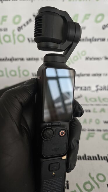 Videokameralar: DJI Osmo Pocket 3 Creator Combo portativ kamera və stabilizator seti — 11