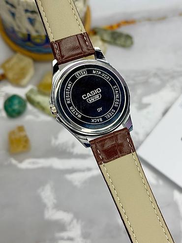 casio gence: Casio kişi qol saatı – MTP-VC01 - Klassik dairəvi korpus, paslanmayan — 2