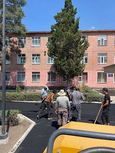 Асфальтирование: Асфальтирование и разметка под ключ - Устройство асфальтового — 6