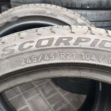 245: Шины 245 / 45 / R 21, Лето, Б/у, Пара, Легковые, Pirelli — 5