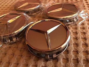 aluminijumske felne 16 5x112: ČEPOVI POKLOPCI ZA FELNE MERCEDES 75 MM - ORIGINALNI | ORIGINALNI — 2