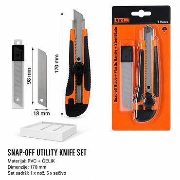 KMT Plastični skalpel nož E – set od 5 komada (SKU: 9364650, EAN: )