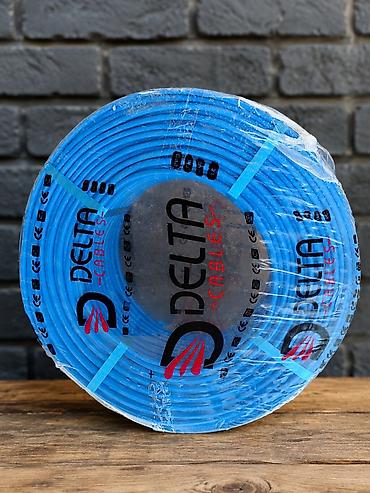 dəniz məhsulları satışı: Delta Cables – mavi rəngli elektrik kabeli (bobin halda) — 1