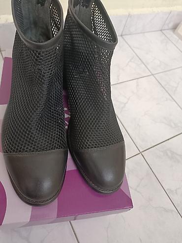 Botinka və botilyonlar: Qadın üçün qara mesh botilər 37 ölçüdə. "Byt shoes" Türkiyə markası — 13