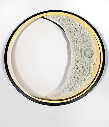 Бра и настенные светильники: Настенный светильник «Луна» с 3D-рельефом лунной поверхности - Тип — 4