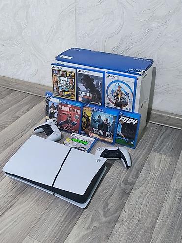 🔥 PlayStation 5 Slim CFI-21xx с дисководом + 2 DualSense + игры
