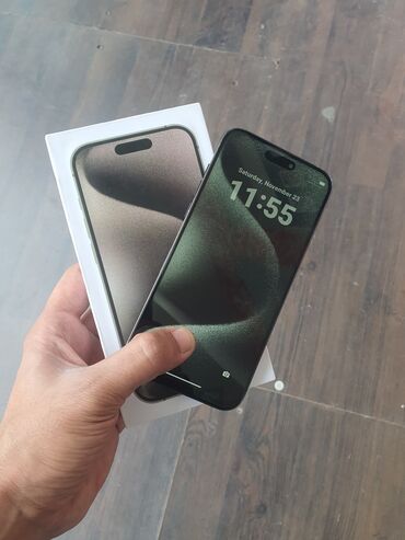 Apple iPhone: IPhone 15 Pro Max, 256 GB, Natural Titanium, Face ID