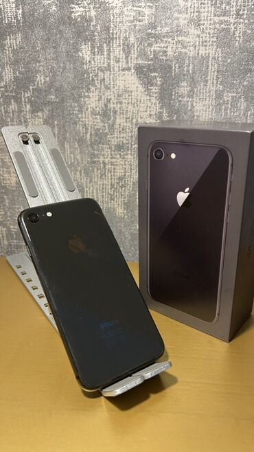 iphone x ekran: IPhone 8, 64 ГБ, Черный, Гарантия, Кредит, Битый