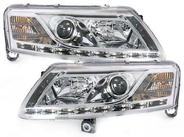 HROM LED DEVIL EYES FAROVI OSRAM AUDI A6 C6 (7) | Hrom beli tuning