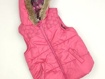 ramoneska i kamizelka futrzana: Vest, F&F, 5-6 years, 110-116 cm, condition - Very good