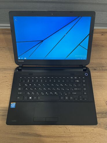 монитор для ноутбука: Ноутбук, Toshiba, 4 ГБ ОЗУ, Intel Celeron, 14 ", Б/у, Для несложных задач, память HDD