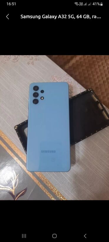 a32 ekran qiymeti: Samsung Galaxy A32 5G, 64 GB, rəng - Göy