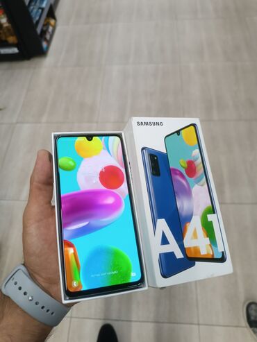 samsung s23 ultra satilir: Samsung Galaxy A41, 64 GB, rəng - Ağ, İki sim kartlı, Face ID, Sənədlərlə