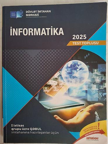 turk kitabları: İnformatika 2025 – Test Toplusu. Səliqəlidir — 1