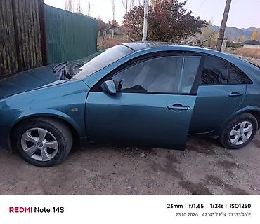 запчасти опель омега б: Nissan Primera: 2002 г., 2 л, Механика, Бензин, Хэтчбэк — 2