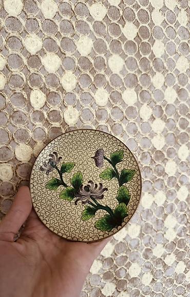 sakura: Kloazon emal texnikası ilə işlənmiş dekorativ mis podstavkalar 13 eded — 8