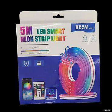 Дом и сад: Led işıq 5 metr LED İşıq 5 Metr – Rəngarəng və Enerji Təhlükəsiz — 2