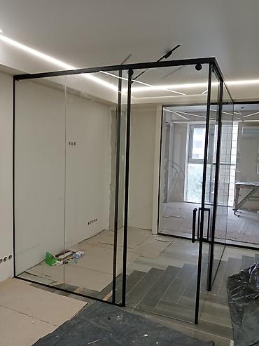 Перегородки на заказ: На заказ Цельностеклянная перегородка, Для офиса, Бронированное стекло, Монтаж, Демонтаж, Бесплатный замер — 6