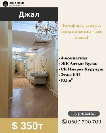 Продажа домов: 4 комнаты, 182 м², Элитка, 11 этаж, Дизайнерский ремонт