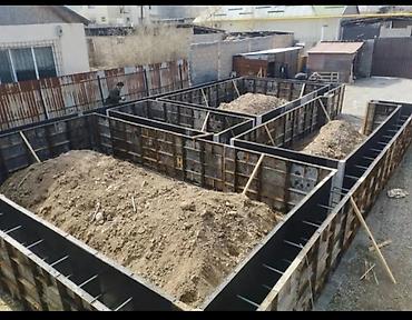 Бетонные работы: Фундамент. Стяжка Лесница Атмостка сделаем. Выполняются: - ленточные — 8