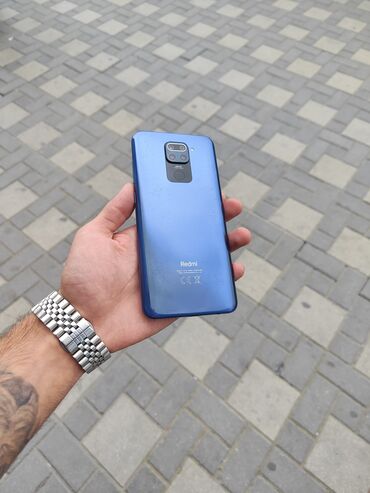 xiam: Xiaomi Redmi Note 9, 64 GB, rəng - Gümüşü, 
 Barmaq izi, Face ID