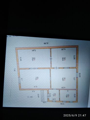 дом в орок: Дом, 100 м², 4 комнаты, Собственник, ПСО (под самоотделку)