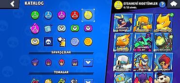 gumuş əşyalar: Brawl Stars hesabı – yüksək kuboklu və zəngin kontentli - Kupa yolu — 10