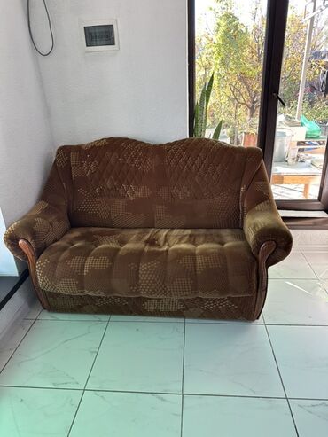 купить офисный диван: Прямой диван, Б/у, Двухместный