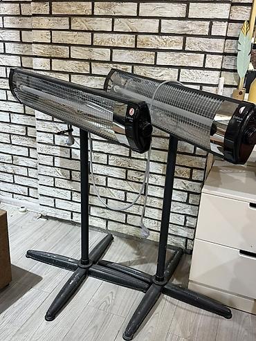atena yag: Ayaqlı elektrikli infraqırmızı qızdırıcı. Uzun korpuslu, metal — 1
