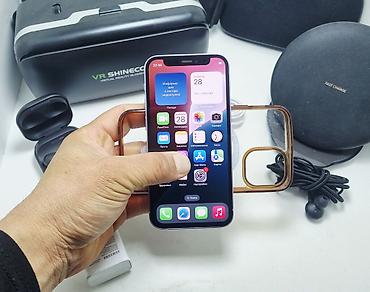Apple iPhone: IPhone 12 mini, Б/у, 128 ГБ, Синий, Кабель, 91 % — 17