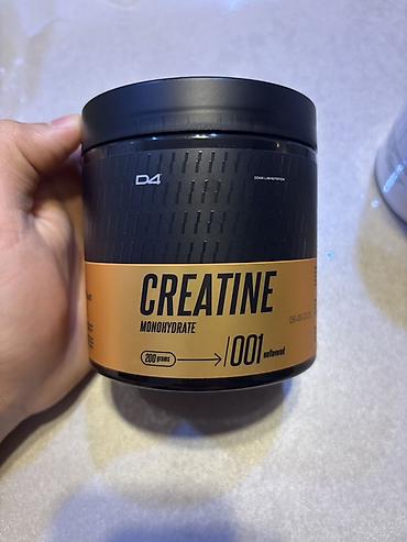 D4 Nutrition Creatine Monohydrate – 200 qram, dadsız (001 unflavored)