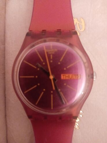 Qol saatları: Qol saatı, Swatch, rəng - Çəhrayı — 3