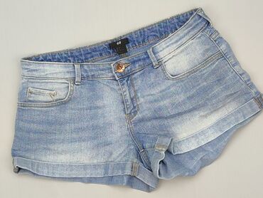 welurowe spodnie dresowe damskie duże rozmiary: Shorts for women, H&M, M (EU 38)