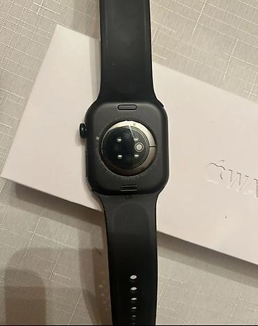 apple eatch: Apple Watch Series 10 (Model A3000) - Rəng: Qara korpus, qara silikon — 4