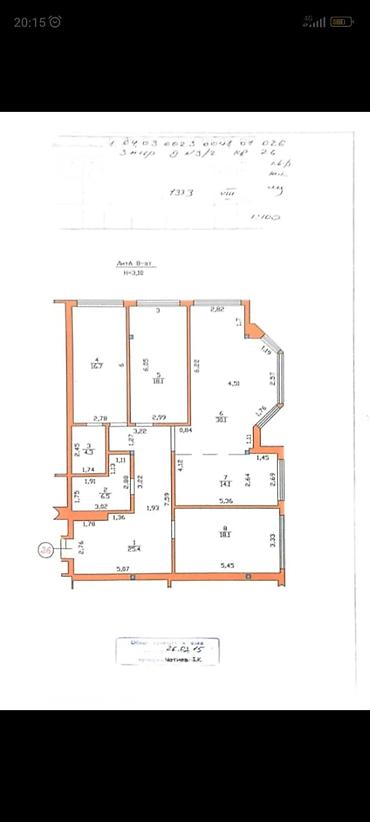 комната студия: 4 комнаты, 133 м², 3 мкр Элитка, 8 этаж, Евроремонт — 2