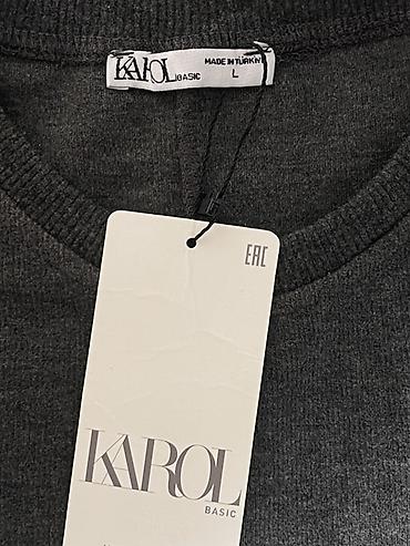 каракол боди: Күнүмдүк көйнөк, Туркия, Күз-жаз, Кыска модель, Трикотаж, L — 4