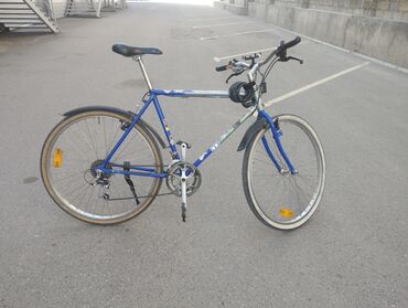 велосипед с широким колесом: Немецкий велосипед,рама стальная (ростовка 56 см), колёса 28 (покрышки