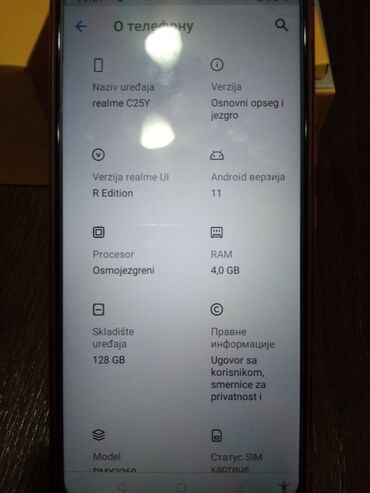 Ostali mobilni telefoni: Realme c25 y. 90eura — 13