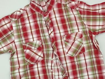 Shirts: Shirt 11 years, condition - Very good, pattern - Cell, color - Red