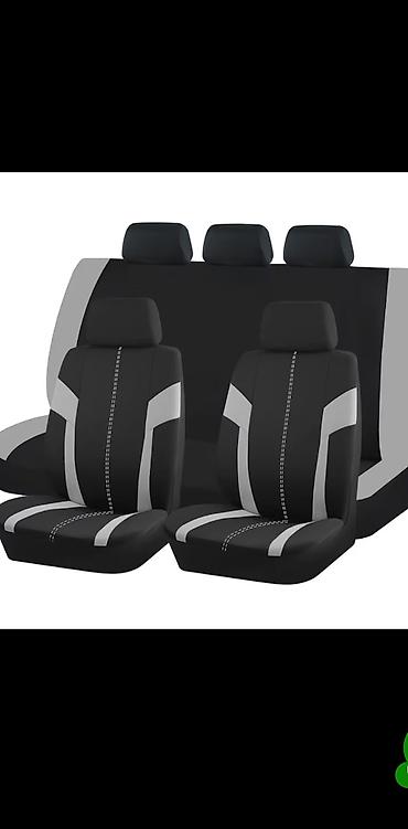 volvo 500: Чехлы Тканевые, цвет - Синий, Универсальный, Новый — 3
