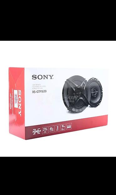 cd disk: Автоакустика Sony XS-GTF1639 - Тип: коаксиальная 3‑полосная — 1
