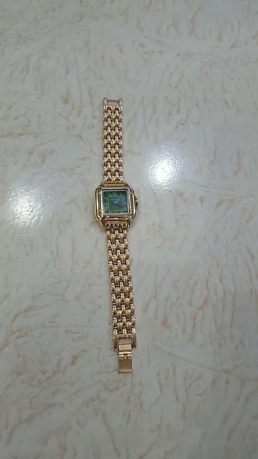 Наручные часы: Cartier A Class qol saatı - Korpus və qolbaq: qızılı rəngdə metal — 5