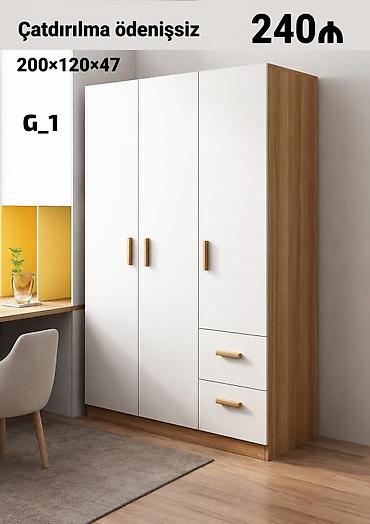 Ev üçün mebel: Model: G_1 Ölçü: 200×120×47 sm Qiymət: 240₼ Çatdırılma: ödənişsiz Ağ — 1