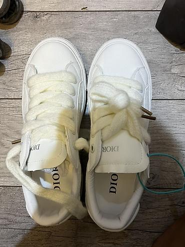Женская обувь: Кроссовки, 42, Dior, Новый, цвет - Белый, Платная доставка — 2