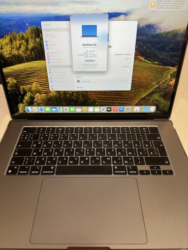 macbook air чехол: Ноутбук, Apple, 8 ГБ ОЗУ, Apple M2, 15.4 ", Б/у, Для несложных задач, память SSD