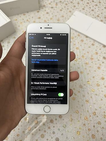 iphone 5s kreditle satisi: IPhone 7, Gümüşü, Barmaq izi — 9